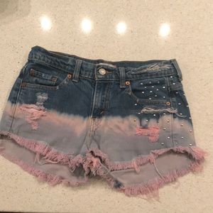 Tie dye shorts